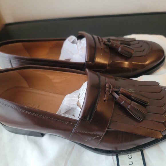 Men\'s 14, Gucci Curtis Kiltie Tassel Loafer. main image 10